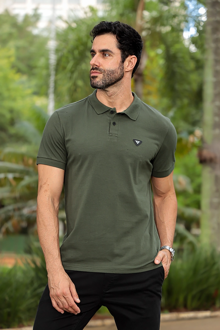 Camiseta Polo Canelada